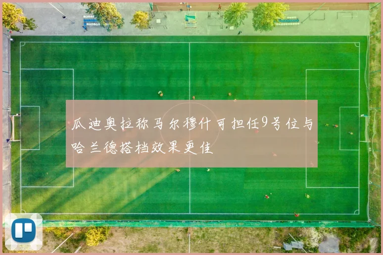 瓜迪奥拉称马尔穆什可担任9号位与哈兰德搭档效果更佳